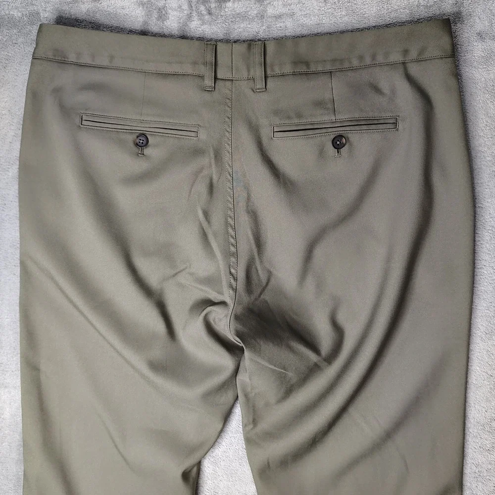 Mizzen Main Pants Men 36x32 Green Baron Chino Golf Performance Straight Athletic - Picture 14 of 14